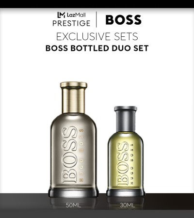 BOSS瓶装双人套装-香水100ml+淡香水30ml