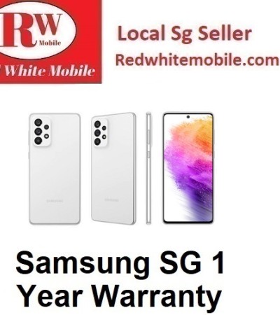 Samsung Galaxy A73 5G with FOC Samsung Buds Live via Samsung redemption-Samsung SG 1 Year Warranty Set